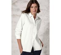Cecil Femme Blouse Avec Détails Scintillants In Blanc, Gr: Xl