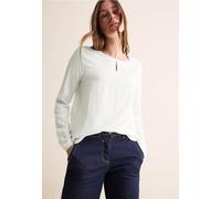 Cecil Femme Blouse en couleur unie in Blanc, Gr: XL