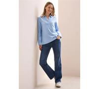 Cecil Femme Blouse oxford rayée in Bleu, Gr: XS