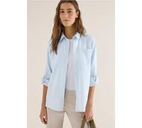 Cecil Femme Blouse rayée en seersucker in Bleu, Gr: XL