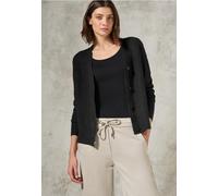 Cecil Femme Cardigan à structure mixte in Noir, Gr: XXL