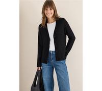 Cecil Femme Cardigan avec détail structuré in Noir, Gr: XXL