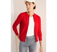 Cecil Femme Cardigan cosy avec fermeture éclair in Rouge, Gr: XXL