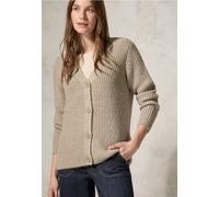 Cecil Femme Cardigan en grosse maille in Beige, Gr: XXL
