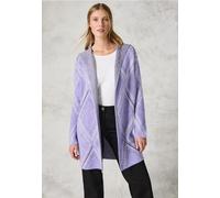 Cecil B253867 Cardigan Ouvert avec Capuche, Lilac mélangé, M Femme