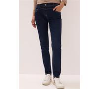 Cecil Femme Casual Fit Rinsed Jeans in Bleu, Gr: 27