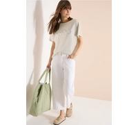 Cecil Femme Chemise dropped shoulder aspect lin in Beige, Gr: XS