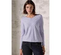 Cecil Femme Chemise Ottoman à look mélangé in Violet, Gr: XXL
