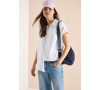 Cecil Femme Chemisier basique uni à manches courtes in Blanc, Gr: XL
