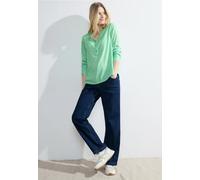 Cecil Femme Chemisier rayé en viscose in Vert, Gr: XL