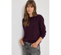 Cecil Femme Doux pull à col rond in Rouge, Gr: XS
