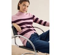 Cecil Femme Doux pull à col roulé in Rose, Gr: XL