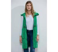 Cecil Femme Gilet long avec mesh in Vert, Gr: M