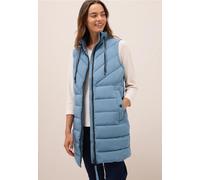 Cecil Femme Gilet long matelassé in Bleu, Gr: XS