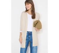 Cecil Femme Long cardigan basique in Beige, Gr: XS