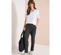 Cecil Femme Pantalon ajusté taille mi-haute coupe slim in Vert, Gr: XL