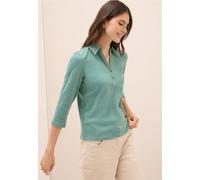 Cecil Femme Polo à manches 3/4 in Vert, Gr: M