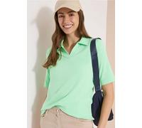 Cecil Femme Polo à manches courtes en couleur unie in Vert, Gr: XL