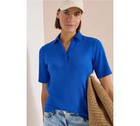 Cecil Femme Polo basique à manches courtes in Bleu, Gr: XL