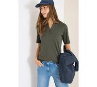 Cecil Femme Polo basique à manches courtes in Vert, Gr: XXL