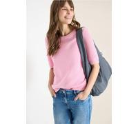 Cecil Femme Pull à manches courtes structuré in Rose, Gr: XL