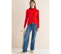 Cecil Femme Pull cosy à col tourterelle in Orange, Gr: XXL