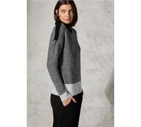 Cecil Femme Pull en mouliné in Noir, Gr: L