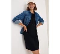 Cecil Femme Robe Cupro Touch in Bleu, Gr: XS