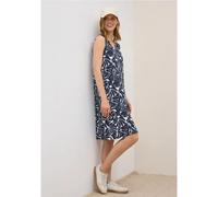 Cecil Femme Robe En Jersey À Motifs In Bleu, Gr: S