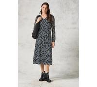 Cecil Femme Robe imprimée en maille midi in Gris, Gr: S