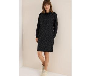 Cecil Femme Robe jacquard Leo in Noir, Gr: L