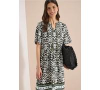 Cecil Femme Robe mi-longue avec motif graphique in Vert, Gr: XL