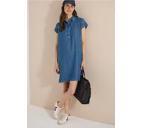 Cecil Femme Robe mi-longue effet denim in Bleu, Gr: L