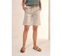 Cecil Femme Short En Sergé Au Look Délavé In Beige, Gr: Xl