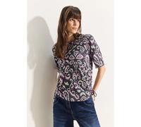 Cecil Femme T-shirt burn-out à imprimé in Noir, Gr: XXL