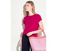Cecil Femme T-shirt chemisier structuré in Pink, Gr: XS