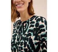 Cecil Femme T-shirt imprimé Cupro Touch in Vert, Gr: XS