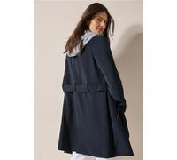 Cecil Femme Trench-coat avec capuche in Bleu, Gr: XXL