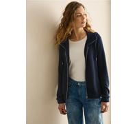 Cecil Femme Veste sweat structurée in Bleu, Gr: XS