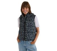 Cecil Gilet matelassé avec capuche et poches, vert olive séché, taille XL