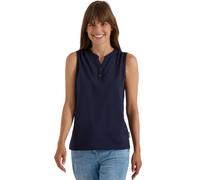 Cecil Haut avec col Fendu et mélange structuré Urban Dark Blue M