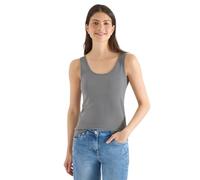 Cecil Haut Basique de Couleur Unie Graphite Light Grey L