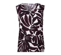 Cecil 3227061 Haut avec détails smok, Rouge mûre, XXL Femmes