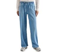 Cecil Jean à Jambes Larges, Bleu Clair, délavé S