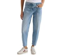 Jean Barrel Leg avec poches plaquées