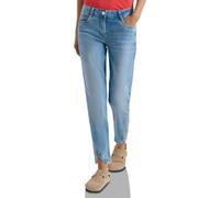 Cecil Jean Droit pour Femme avec détails rivetés 3818630, Bleu Clair délavé., 34W / 28L
