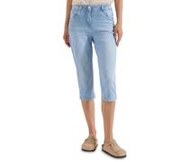 Cecil Jean Slim Leg Capri Bleu Clair Random Bleached 30