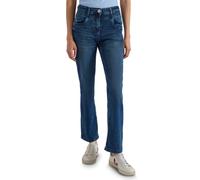 Cecil Jean Taille Haute Coupe Bootcut Coupe Slim fit Bleu foncé délavé 33