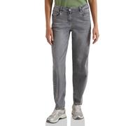 Cecil Jean Taille Haute pour Femme Coupe Ample 3818720, Gris Clair délavé, 33W / 28L
