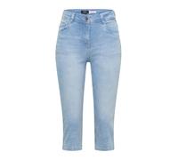 Cecil Jean Slim Leg Capri Bleu Clair Random Bleached 28